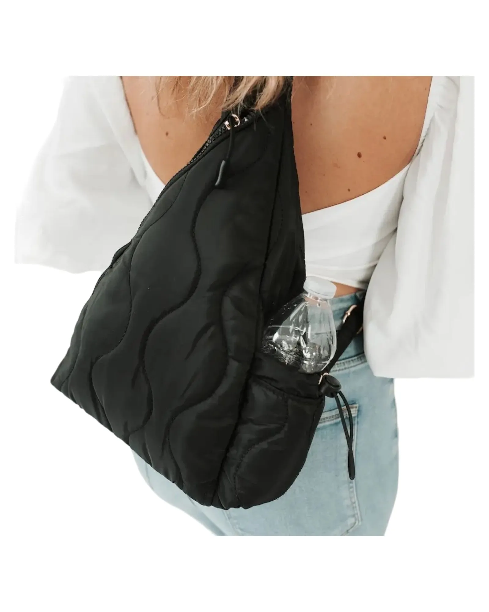 Ashley Puffer Sling Bag and Backpack