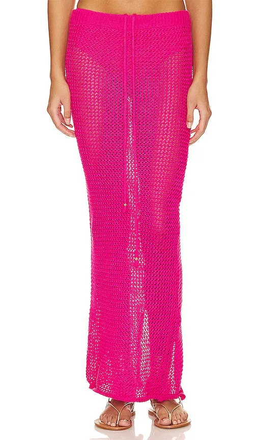 Bananhot Aria Skirt in Fuchsia