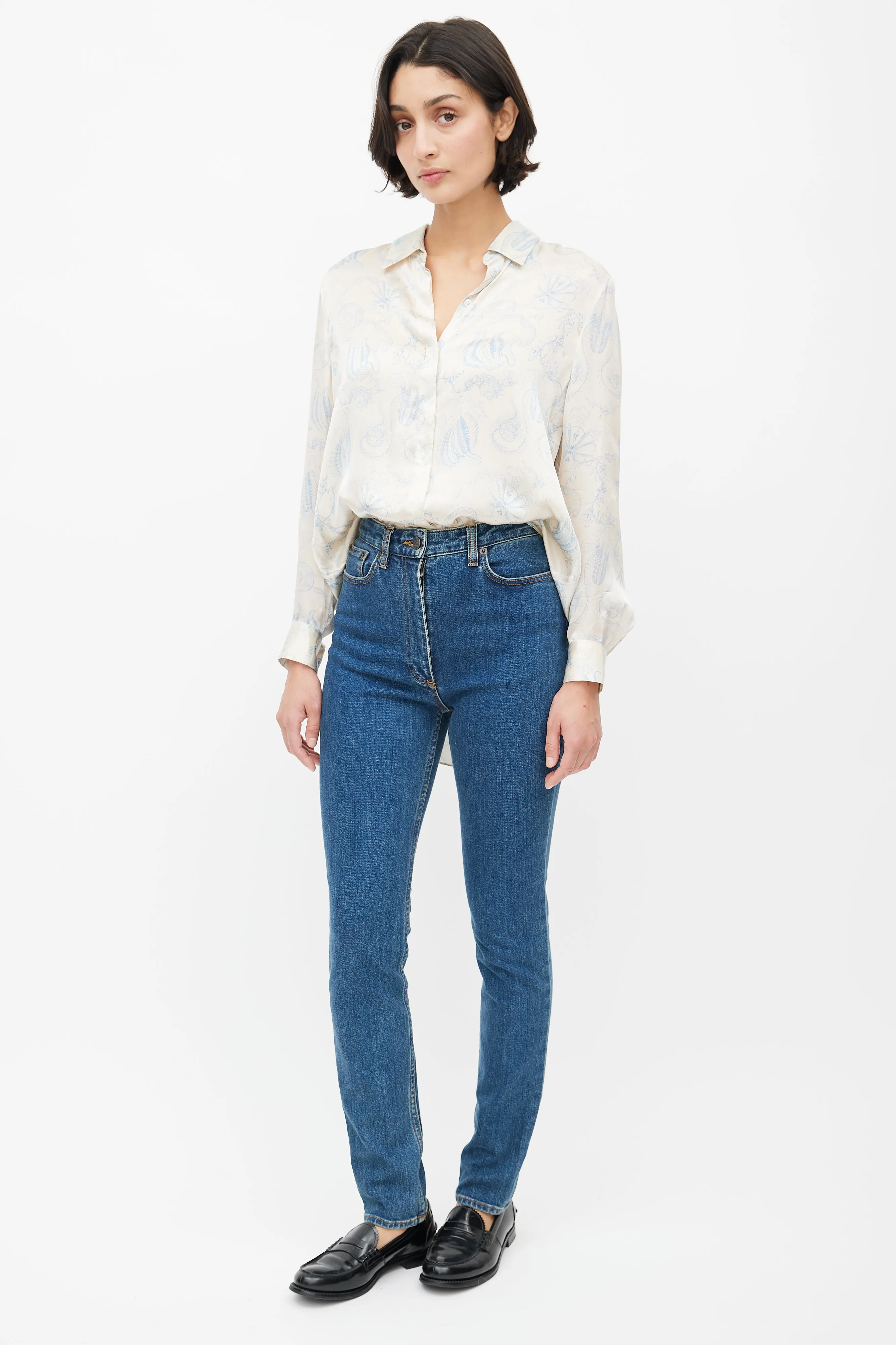 Blue Skinny Denim Jeans