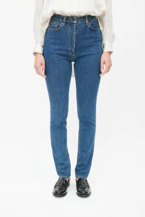 Blue Skinny Denim Jeans