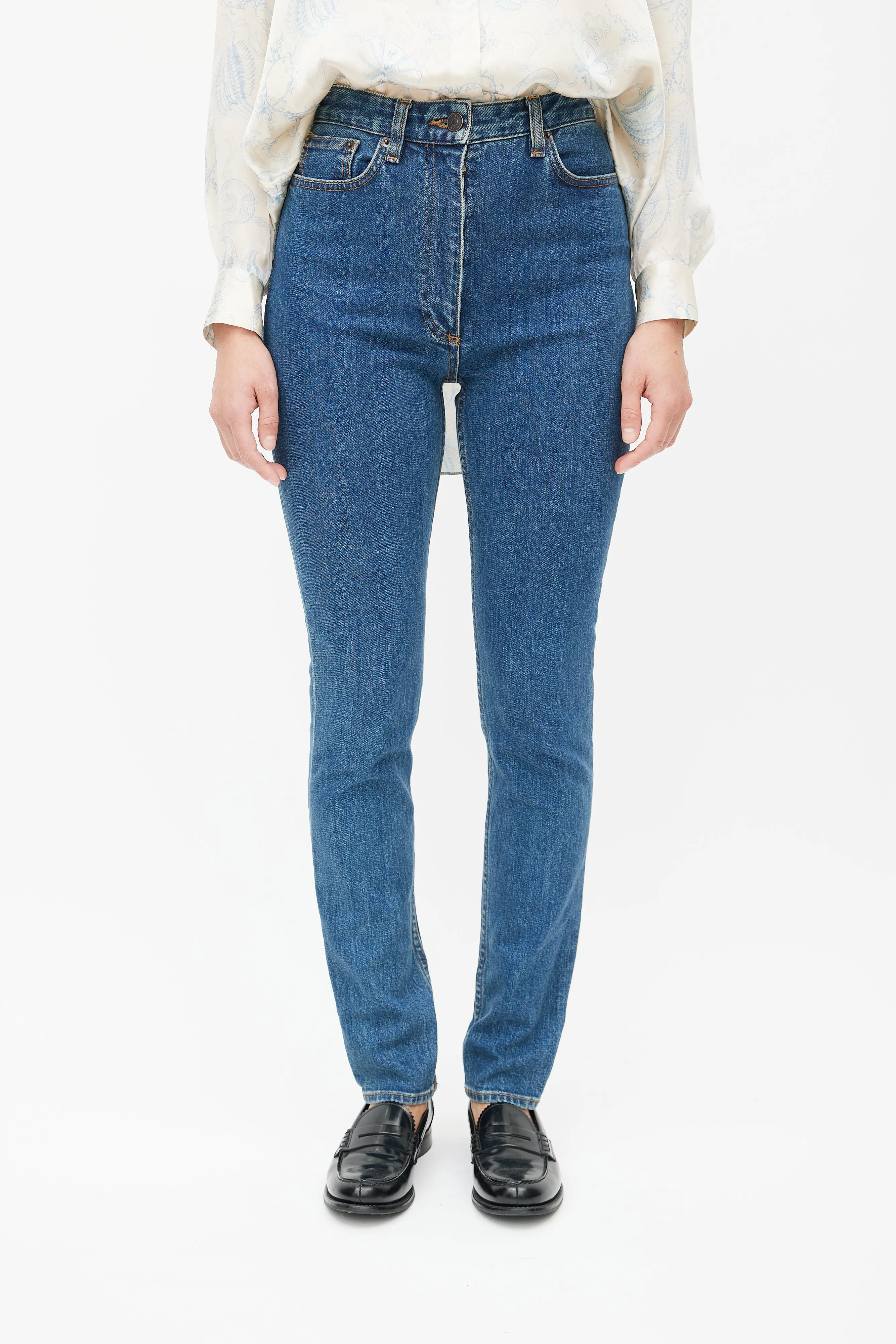 Blue Skinny Denim Jeans