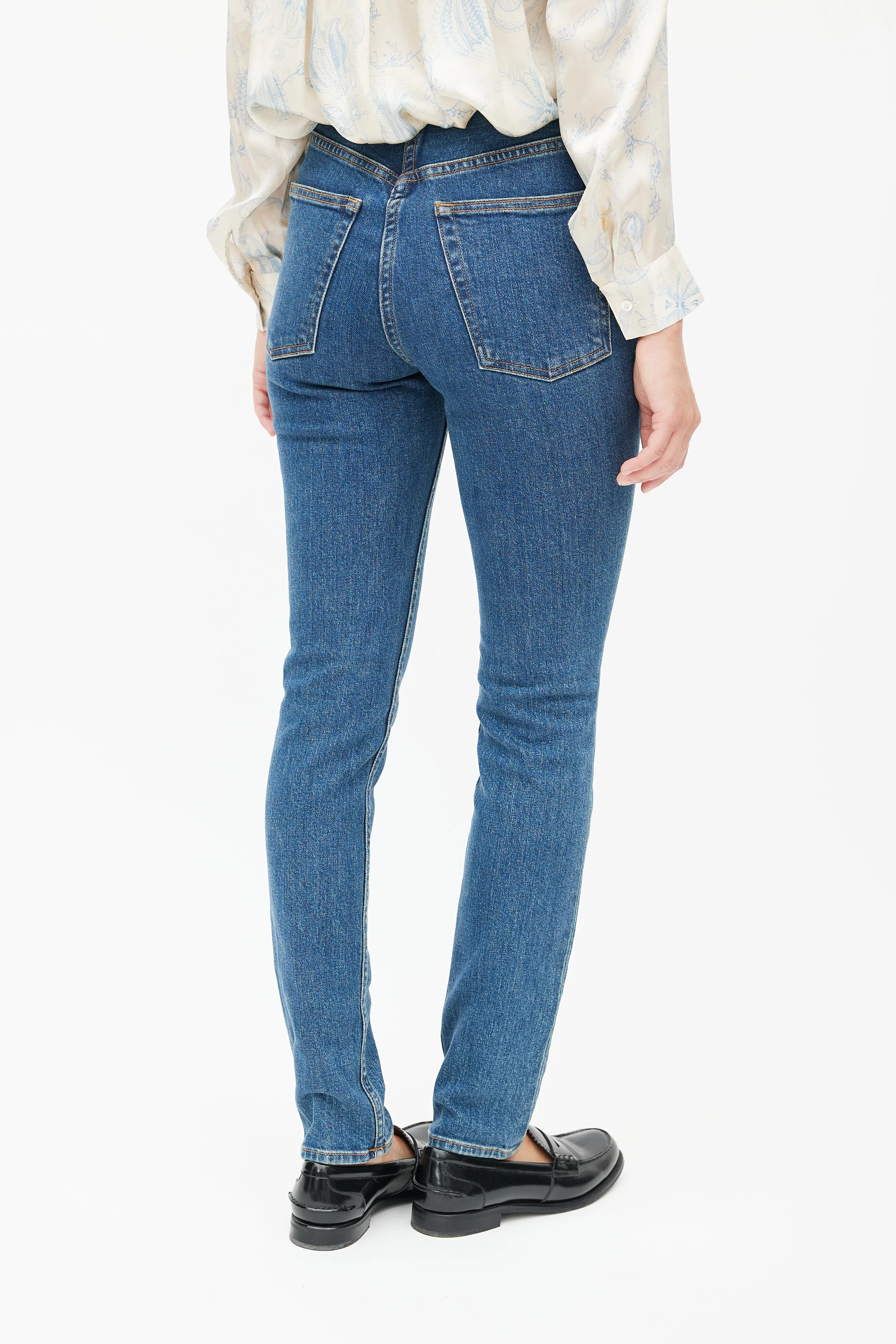 Blue Skinny Denim Jeans