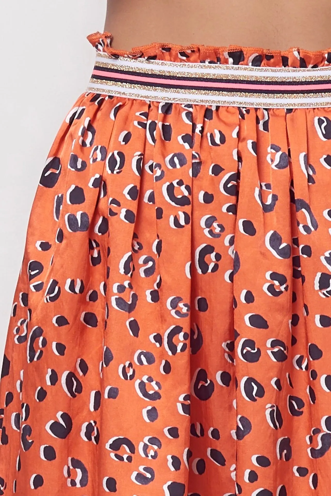 CHRISTINA Dirndl Skirt - Leopard