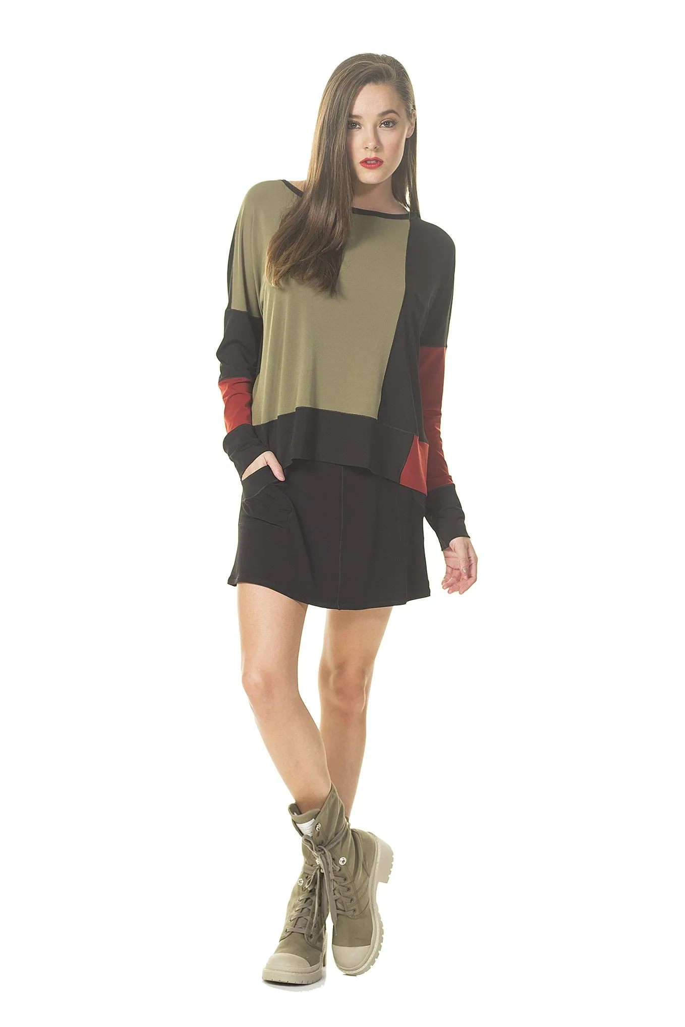 Circle Pocket Mini Skirt