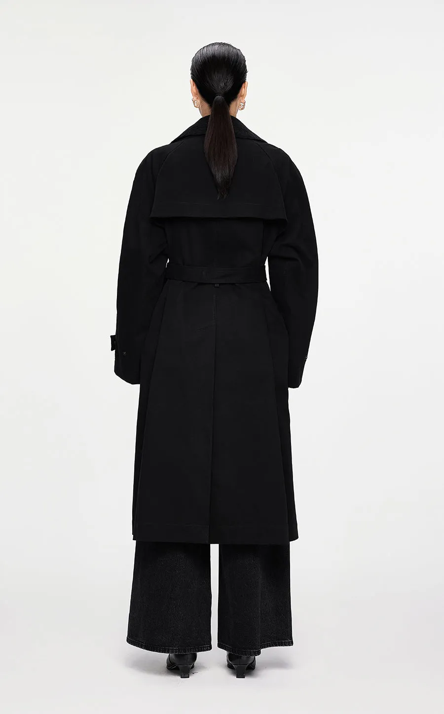 Coat / JNBY Oversize Cotton Belted Trench Coat
