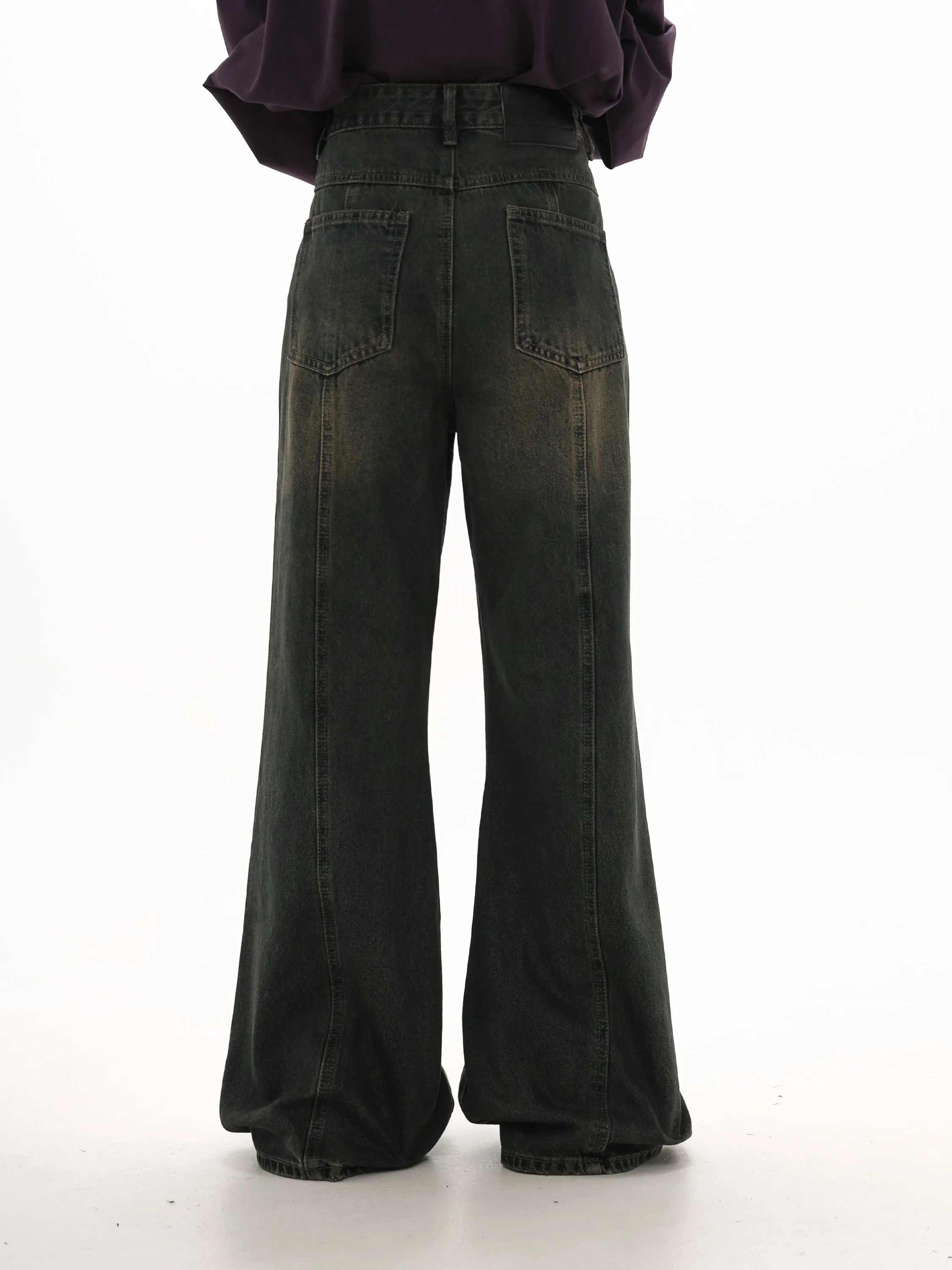 Damaged Bootcut Jeans