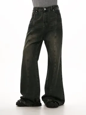 Damaged Bootcut Jeans