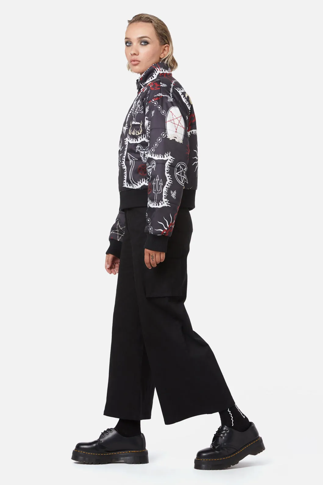 Dark Tarot Puffer Jacket