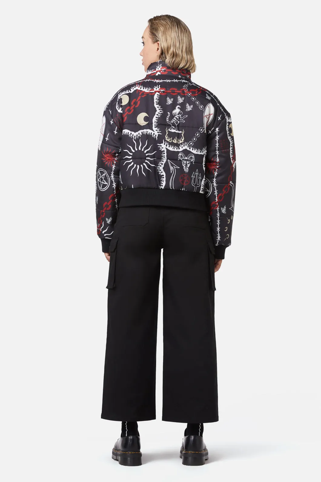 Dark Tarot Puffer Jacket
