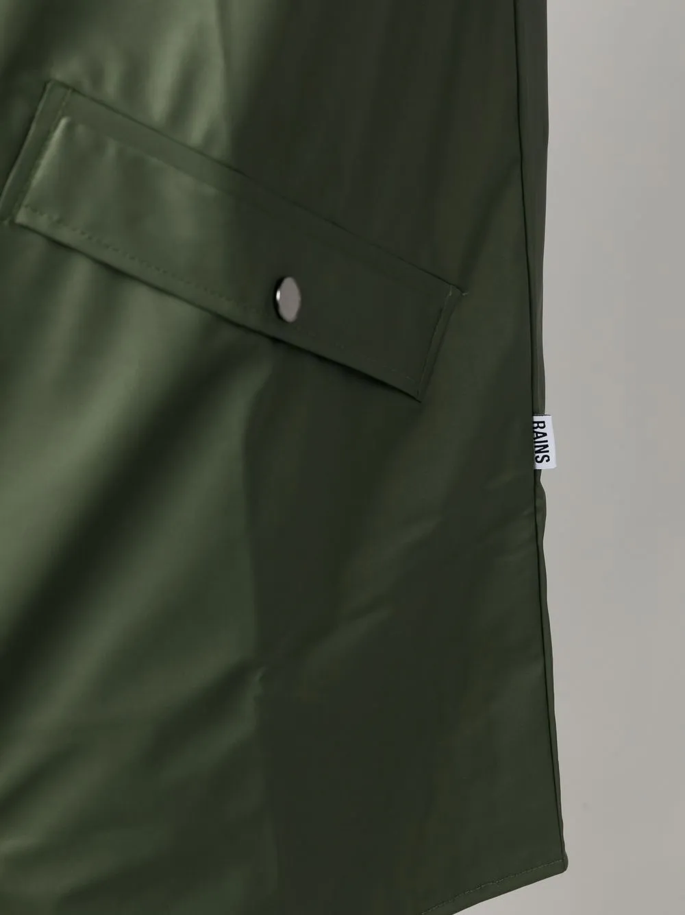 drawstring hood raincoat