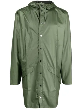 drawstring hood raincoat