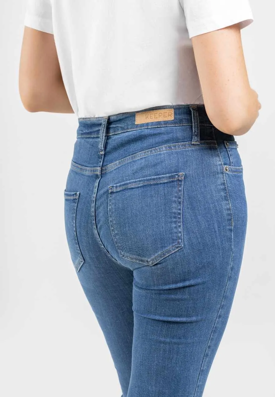 Elwood Skinny Ankle | Light Indigo
