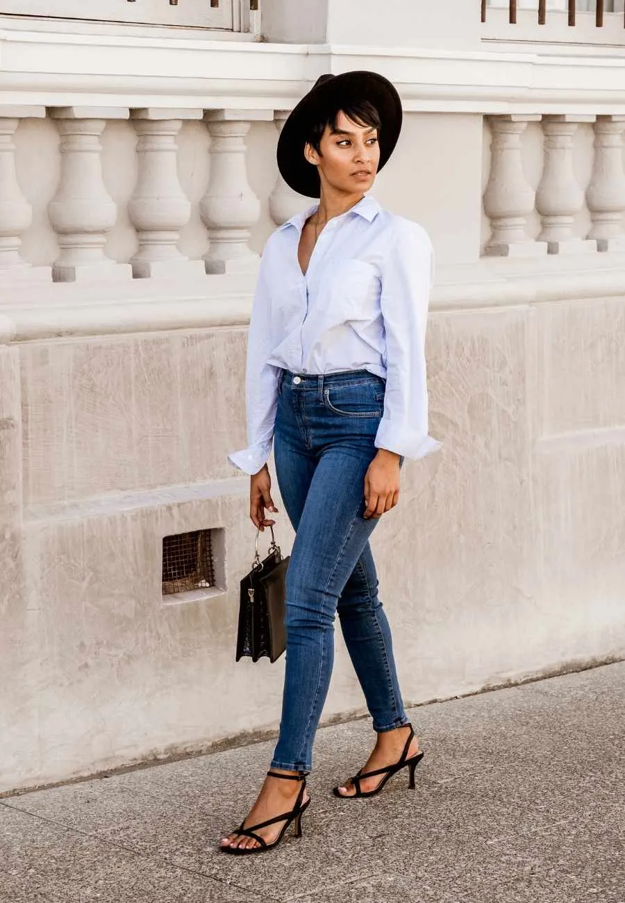 Elwood Skinny Ankle | Light Indigo