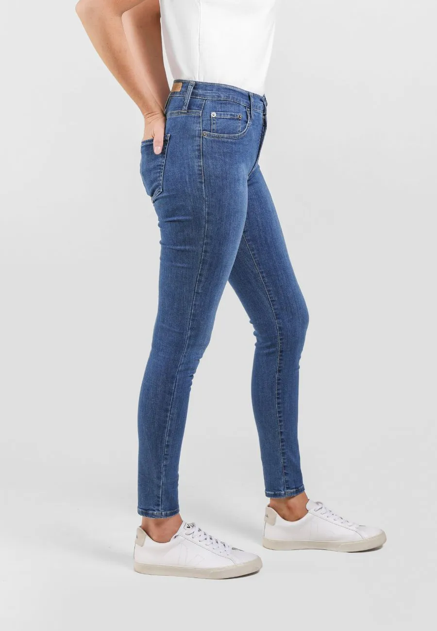 Elwood Skinny Ankle | Light Indigo