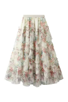 Floral Long Skirts