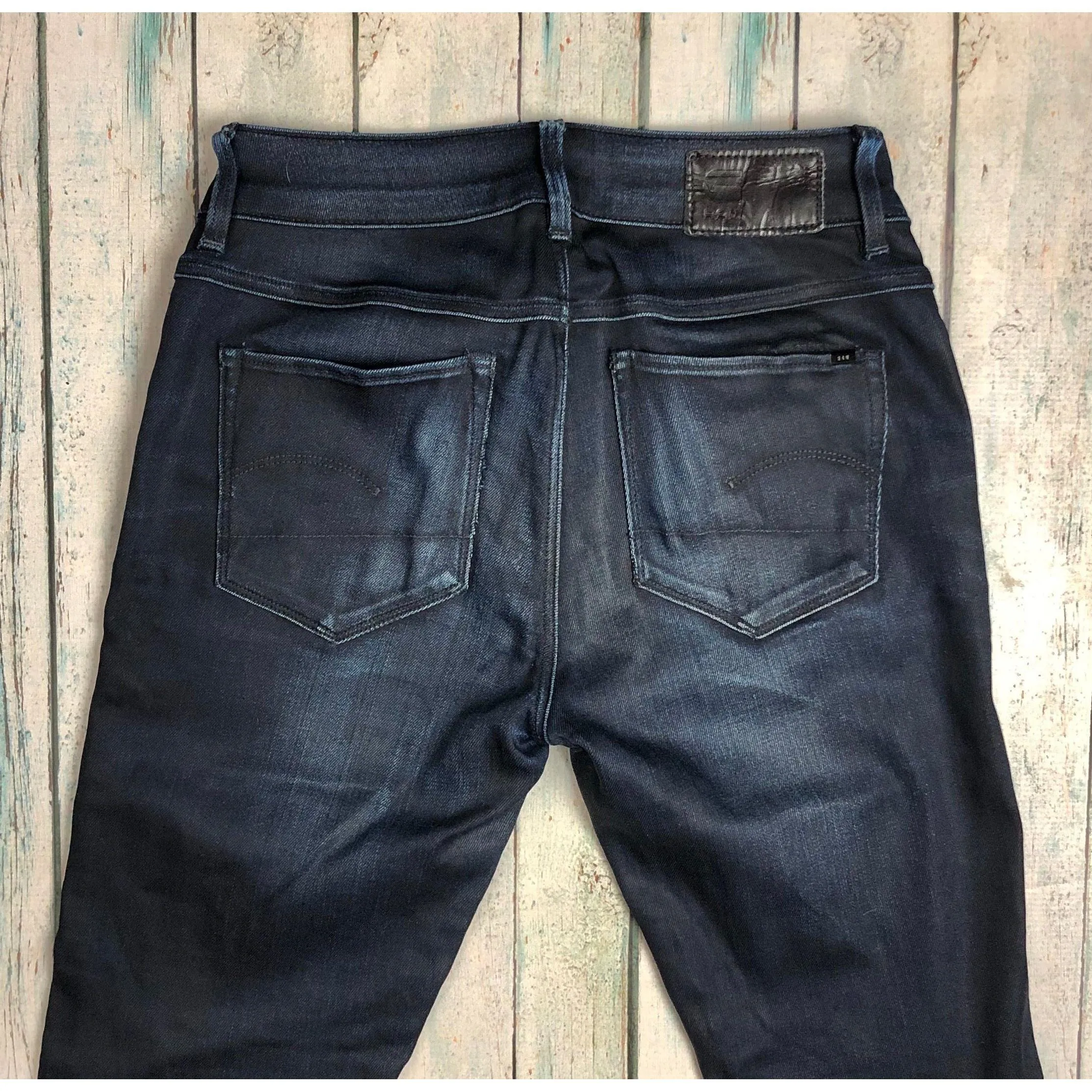 G Star RAW Womens '3301 Contour High Skinny' Jeans -Size 25/30