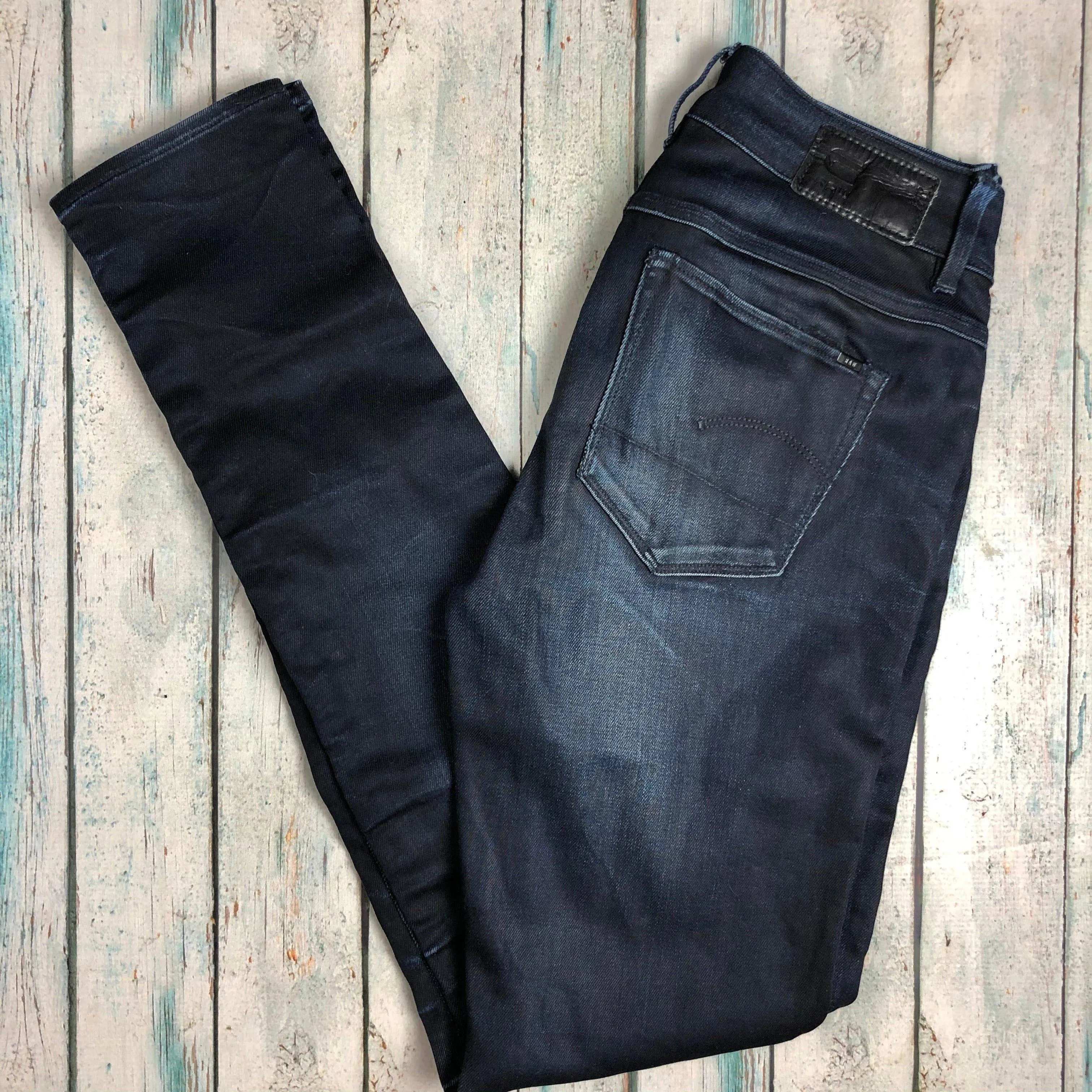G Star RAW Womens '3301 Contour High Skinny' Jeans -Size 25/30