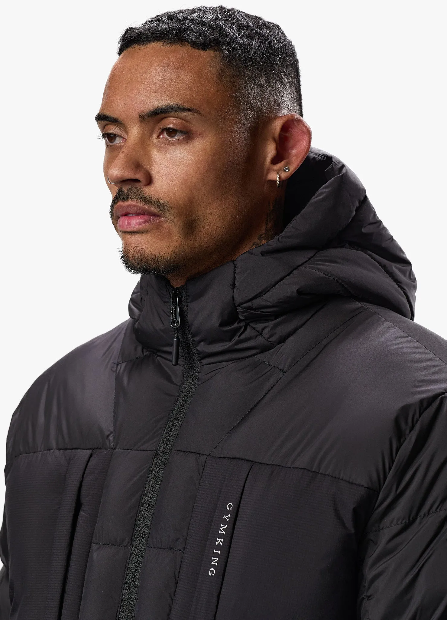 Gym King Synergy Puffer Jacket - Black