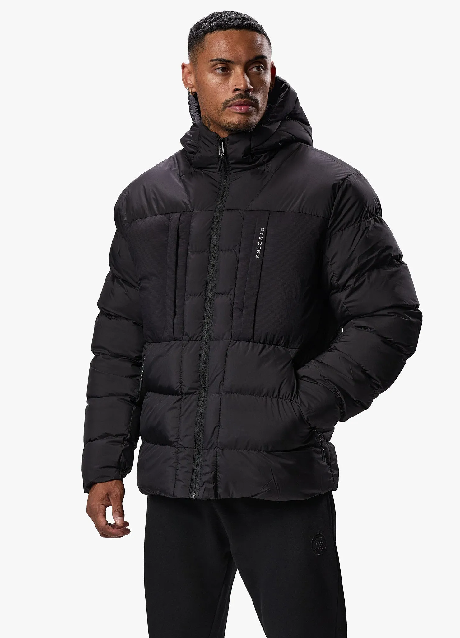 Gym King Synergy Puffer Jacket - Black