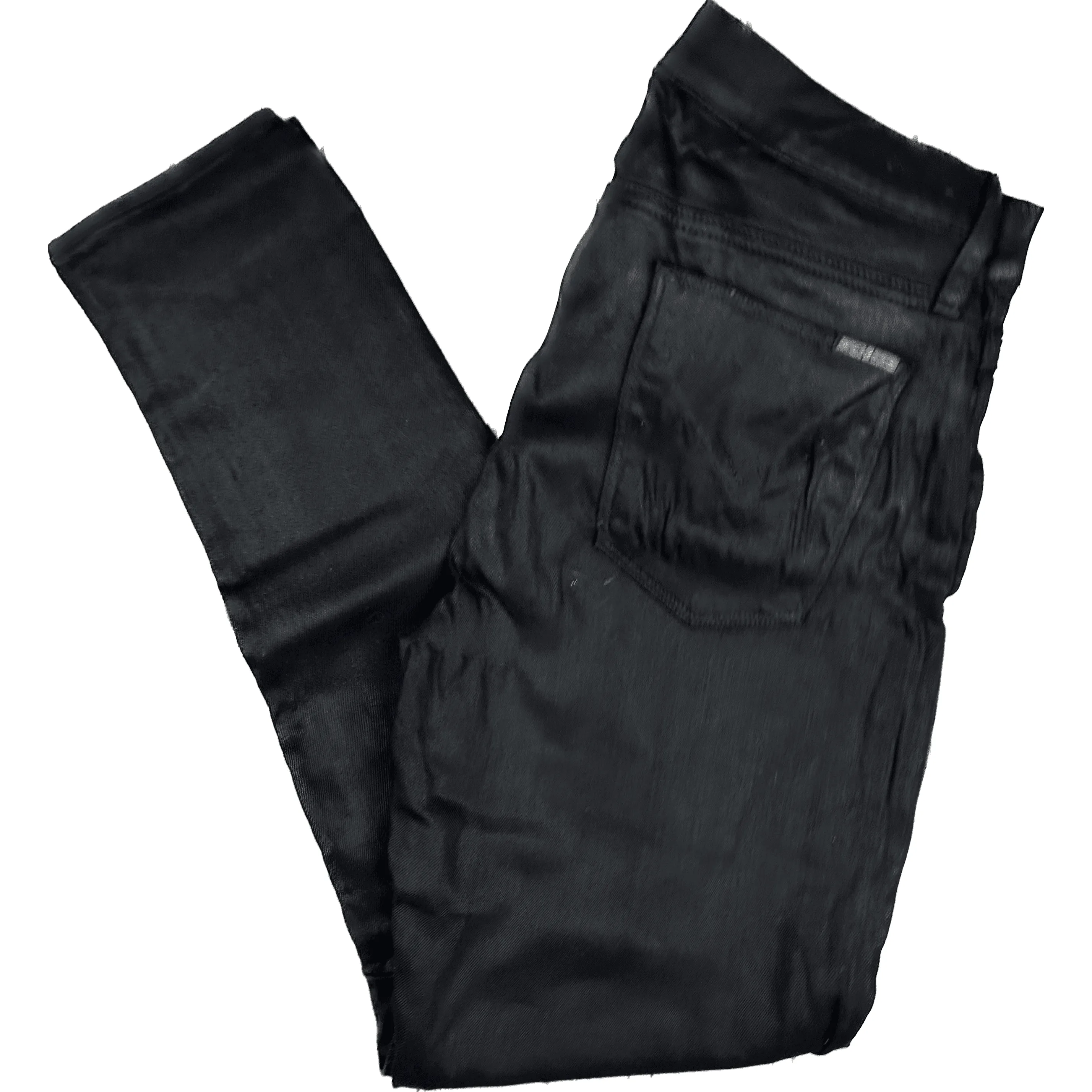 Hudson USA 'Nico' Super Skinny Mid Rise Black Jeans - Size 31