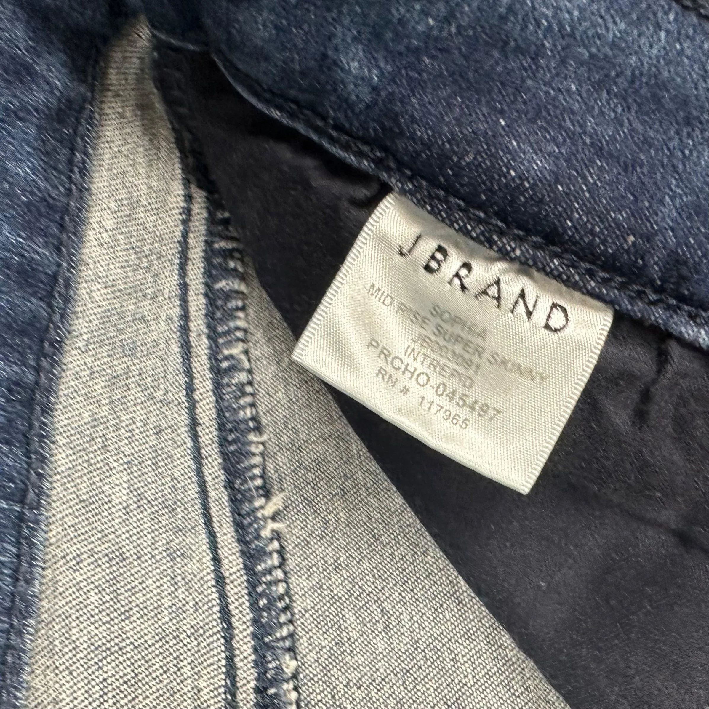 J Brand 'Sophia' Intrepid Mid Rise Super Skinny - 31" or 13AU