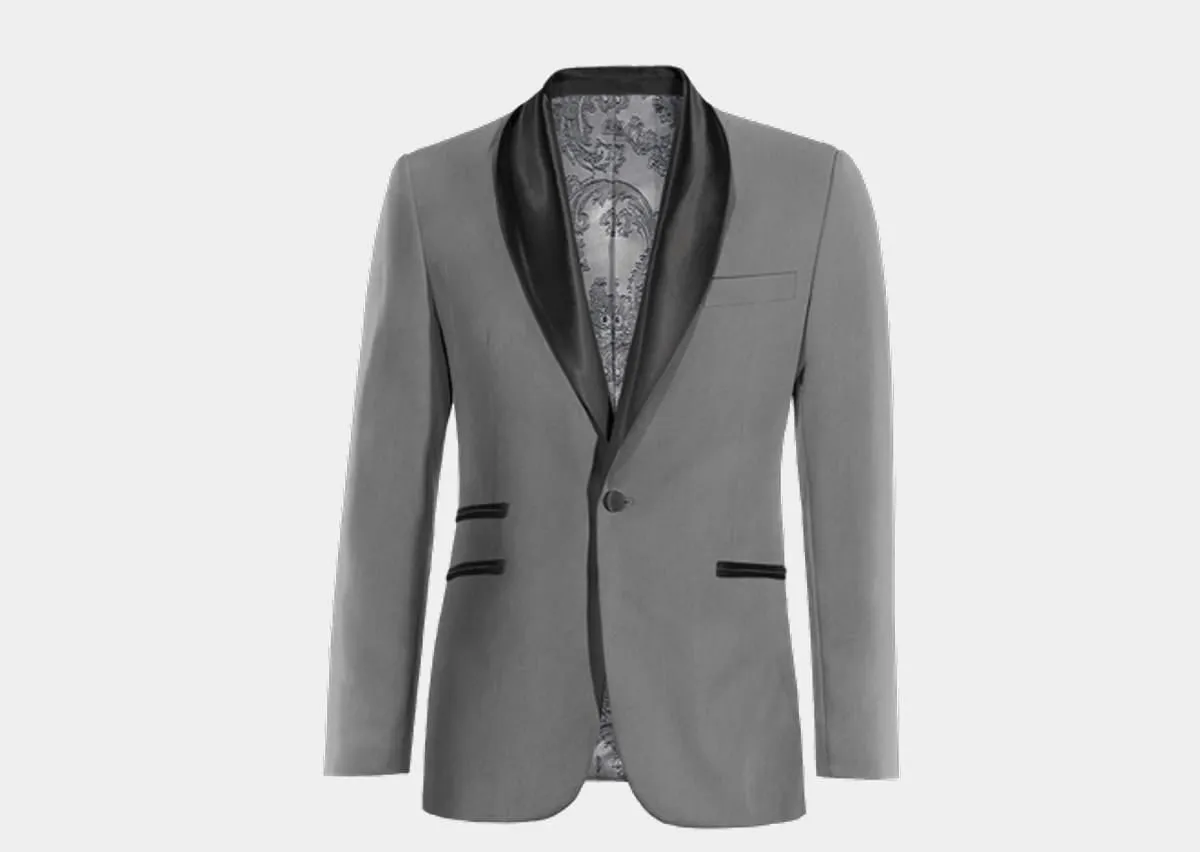 Men's Slim Fit Shawl Lapel Tuxedo Suit   X0384971