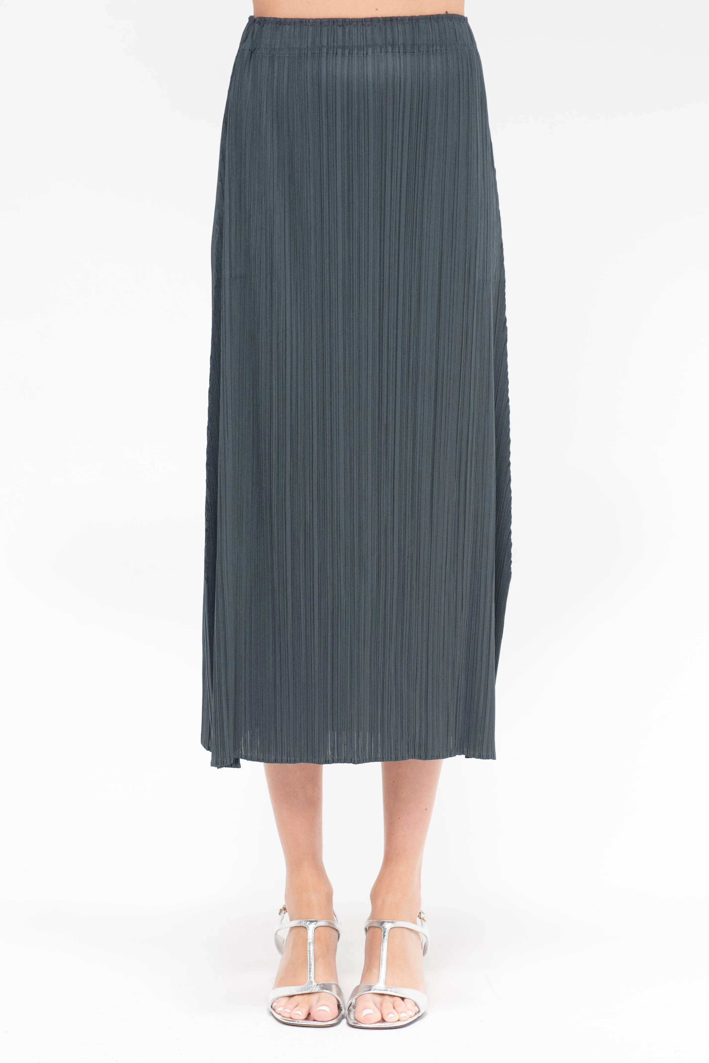 Monthly Colors: December Skirt, Steel Gray
