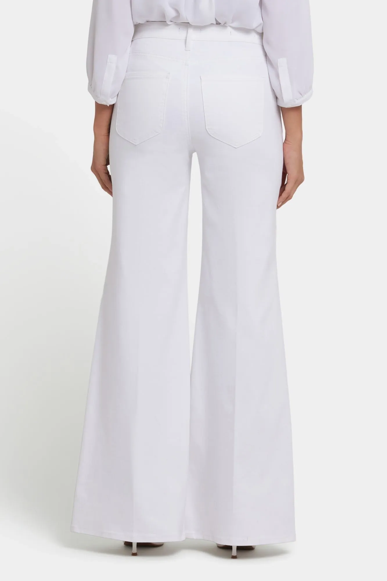 NYDJ Flared White Jeans