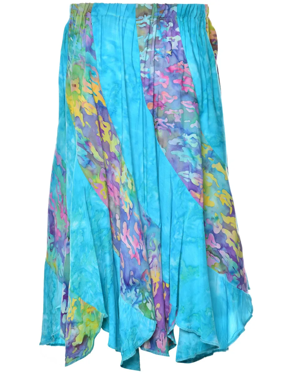 Tie Dyed Skirt - M