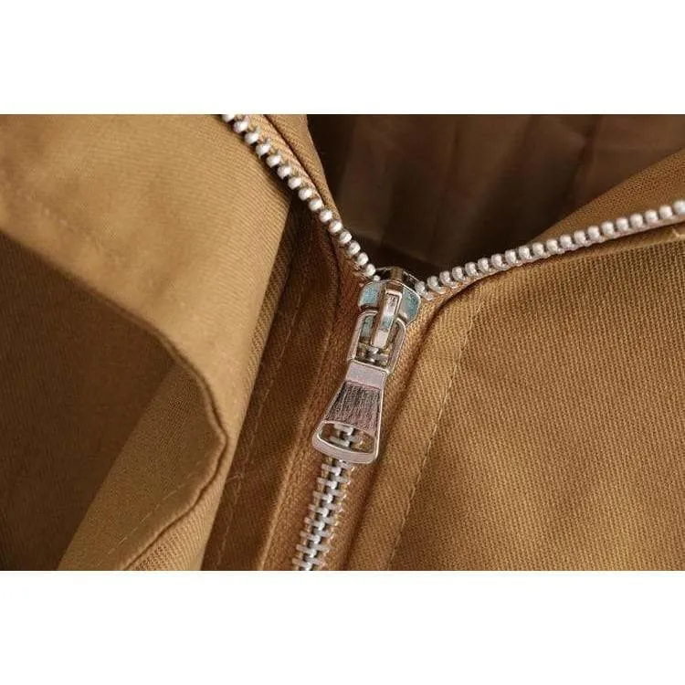 Windbreaker Hooded Trench Coat