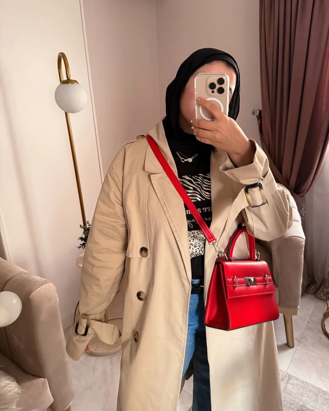 Winter trench coat