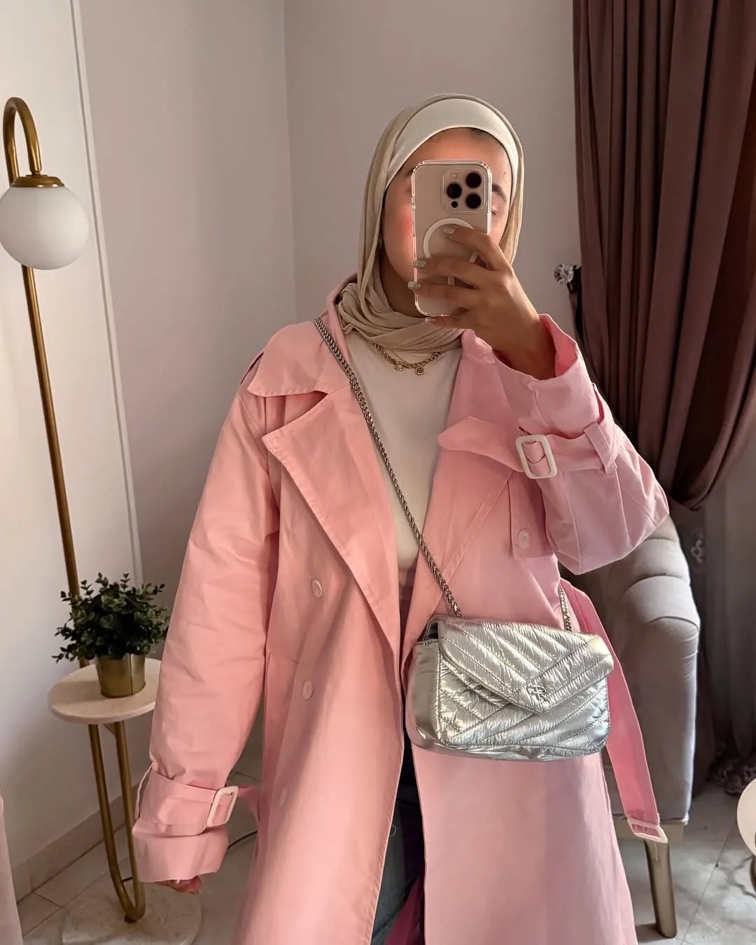 Winter trench coat