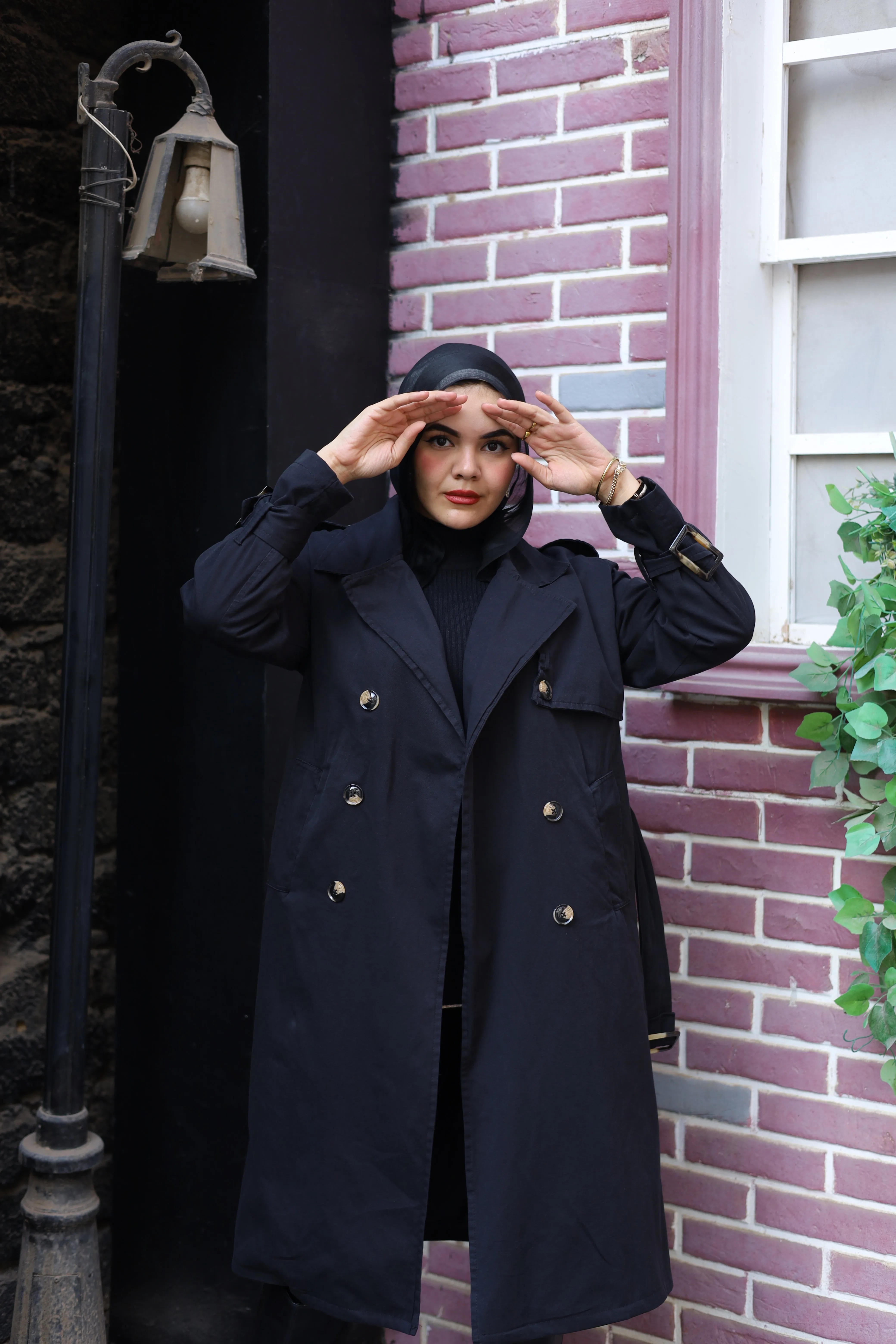 Winter trench coat