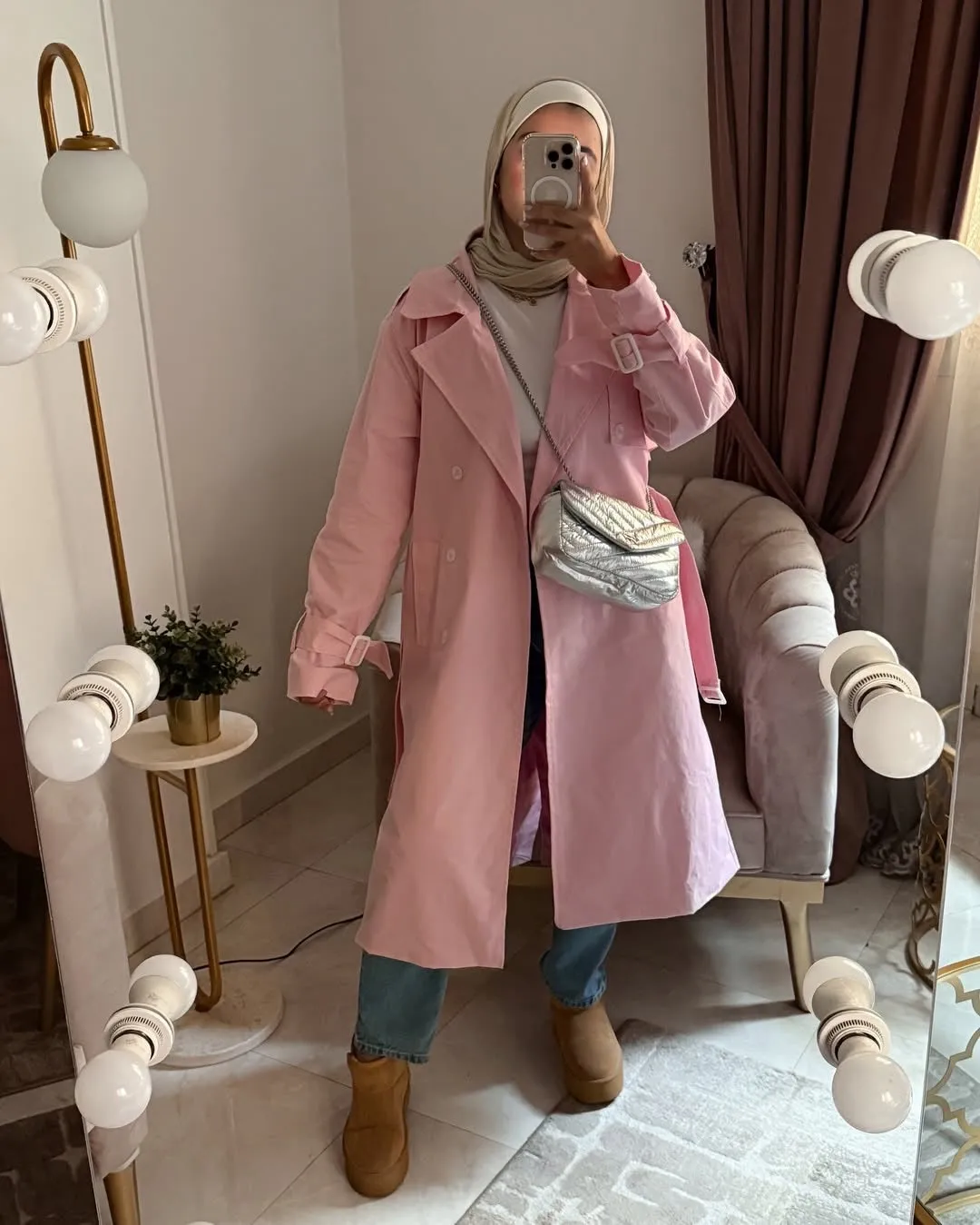 Winter trench coat